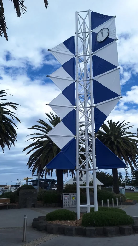 Lakes Entrance Clocktower Sails