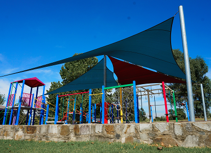 Shade sail installation for school playground bairnsale